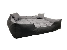 Duże Legowisko Kojec Łóżko Dla Psa Kota 145x115 cm Szare