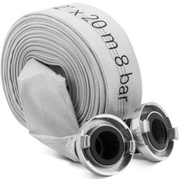 Wąż parciany płaski strażacki do wody ze złączem storz 2'' 52 mm 8-24 bar 20 m